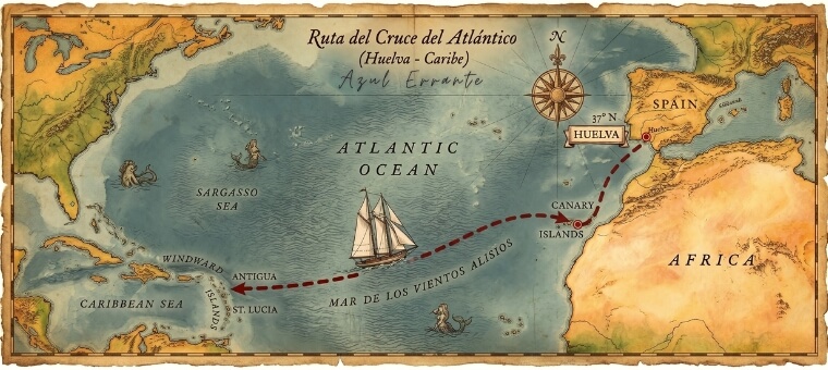 cruce del atlantico a vela